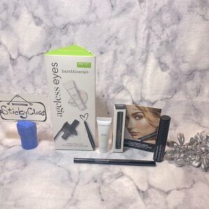 BareMinerals Ageless Eyes Set- Eye Cream, Eye Liner, Mascara-3pc-Trio BOXED-NEW